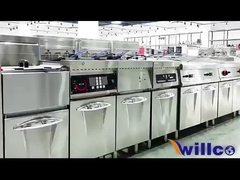 CE 6 Gasbrenner für kommerzielle Kochgeräte mit Schrank