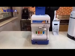 230W elektrischer Schneekegelmacher 220V Schneekegelmaschine Weiß