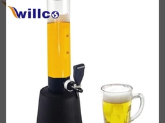 Kunststoff 3L Getränke Turm Kaffeebar Ausrüstung Schwarzes Bier Turm